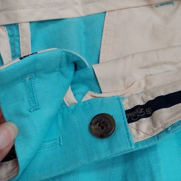 Brooks Brothers Plain Front Linen Cotton Blend Shorts Sz 35 NWT - Picture 9 of 14